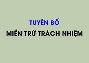 Miễn trừ trách nhiệm K8